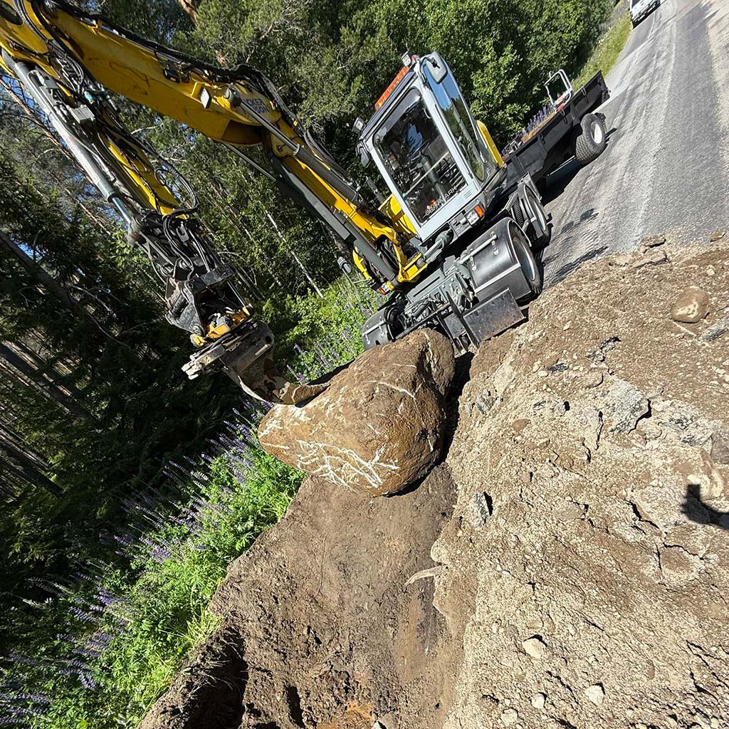 Markarbete och grävning